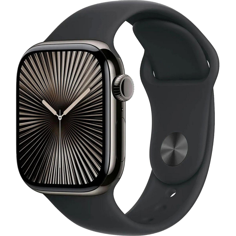 Смарт-часы Apple Watch Series 10 A2997 42мм OLED корп.черный(MWWF3LW/A) - фото 1