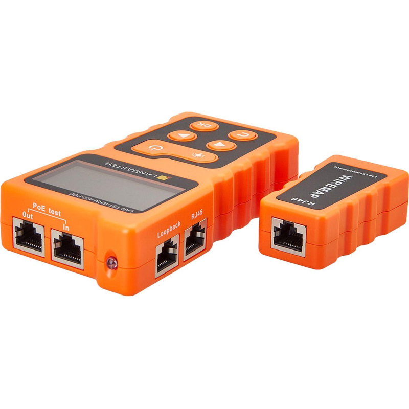 Тестер LANMASTER LAN-TST-WRM-400-POE с дисплеем, с опред. параметров POE - фото 3