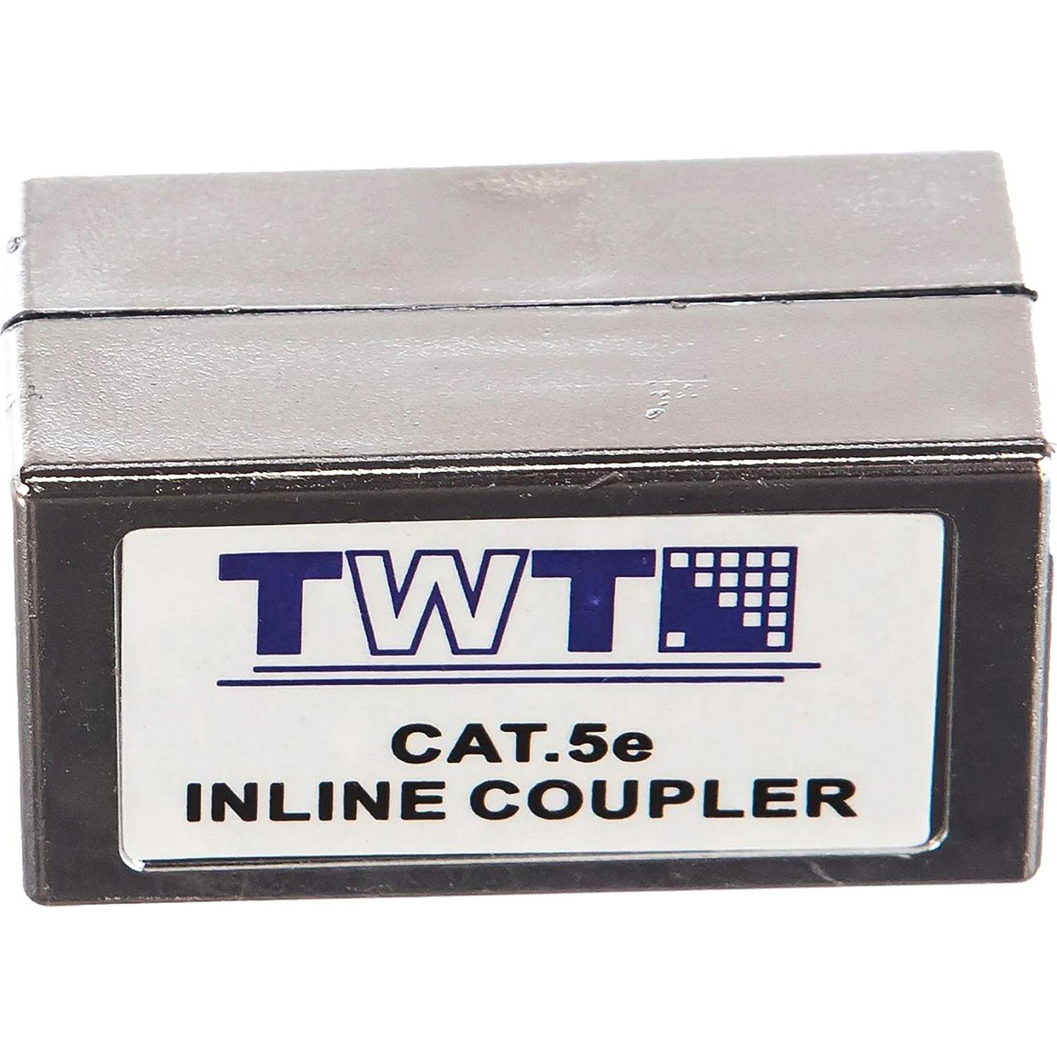 Адаптер проходной TWT TWT-CP45STP5E RJ-45, экранированный, категории 5е - фото 2