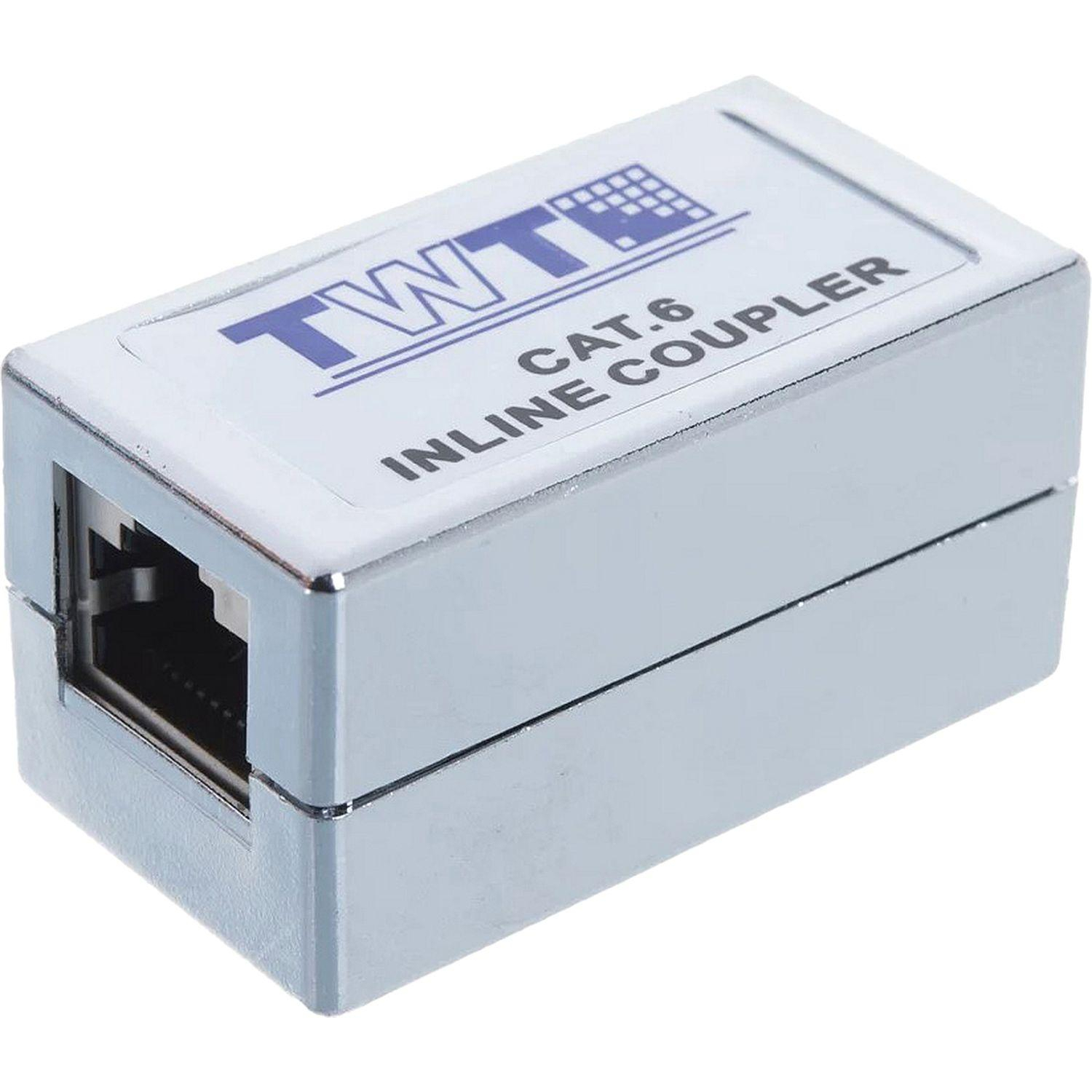 Адаптер проходной TWT TWT-CP45STP6 RJ-45, экранированный, категории 6 - фото 2