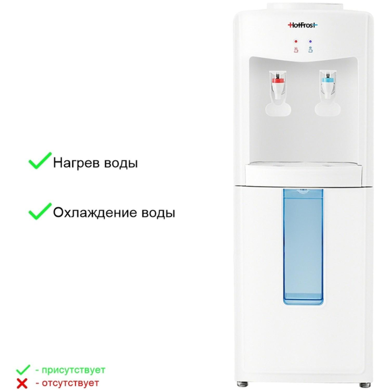 Кулер HotFrost V118 E аппарат для нагрева и охлажд. воды - фото 5