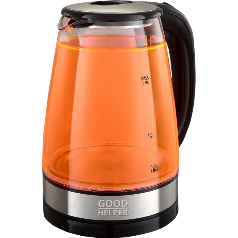 Чайник GOODHELPER KPG-1810 Orange, электрический - фото 1