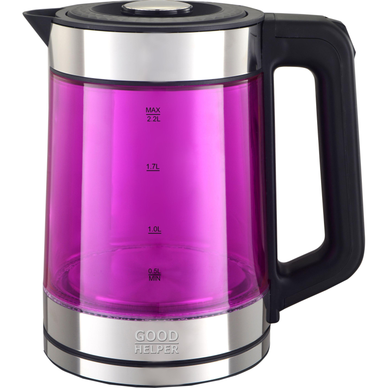 Чайник GOODHELPER KPG-2201 Pink, электрический - фото 1