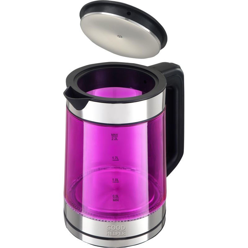 Чайник GOODHELPER KPG-2201 Pink, электрический - фото 2