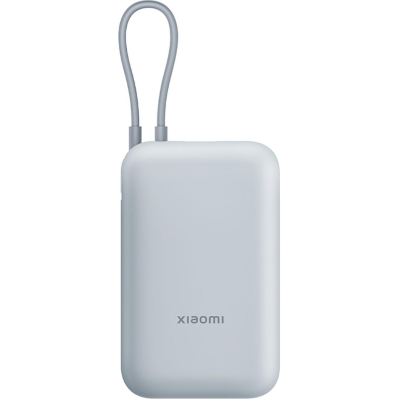 Внешний аккумулятор Xiaomi 10000mAh (встр. каб) Ледяной синий GL BHR9073GL - фото 1