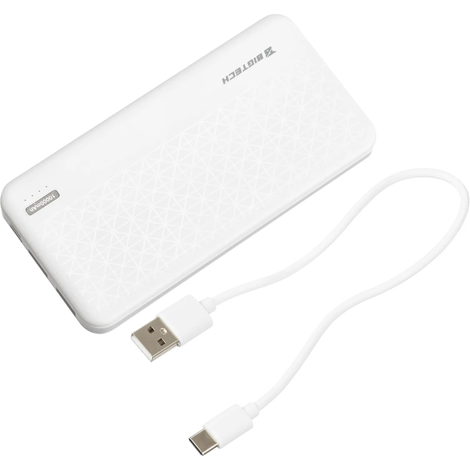 Внешний аккумулятор BigTech (BT-PB-10-W-2) 10000 mAh белый - фото 6