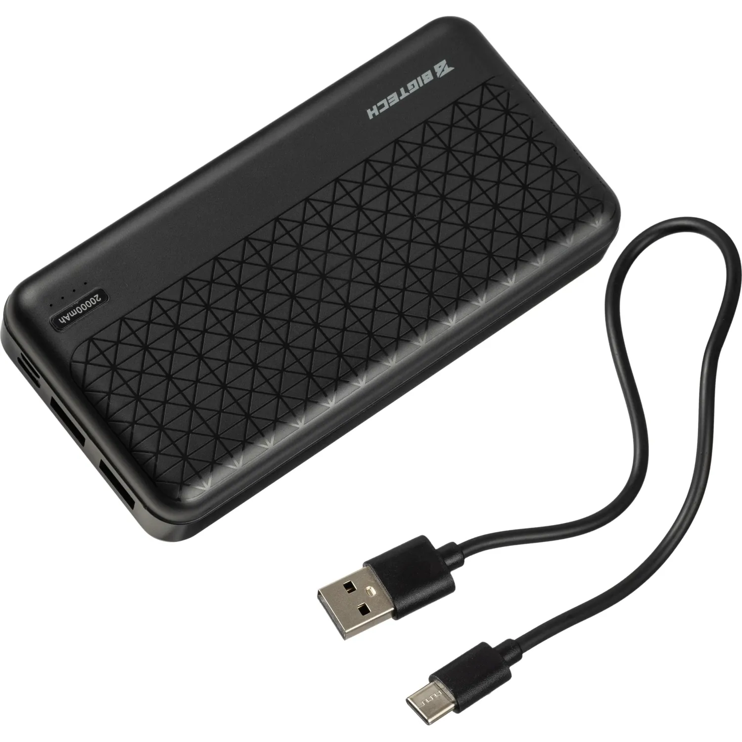 Внешний аккумулятор BigTech (BT-PB-20-BL-3) 20000 mAh черный - фото 6