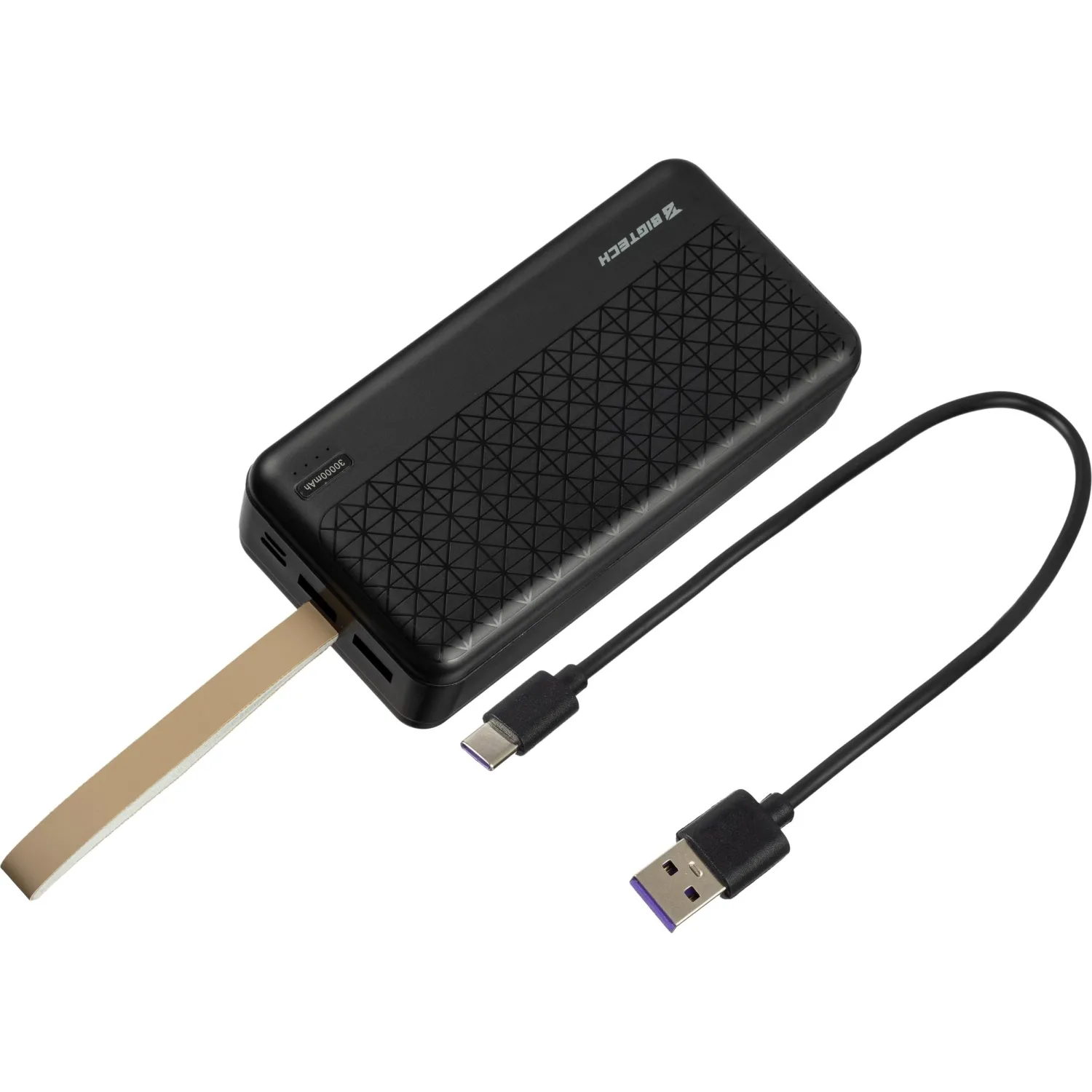 Внешний аккумулятор BigTech (BT-PB-30-BL-5) 30000 mAh черный - фото 6