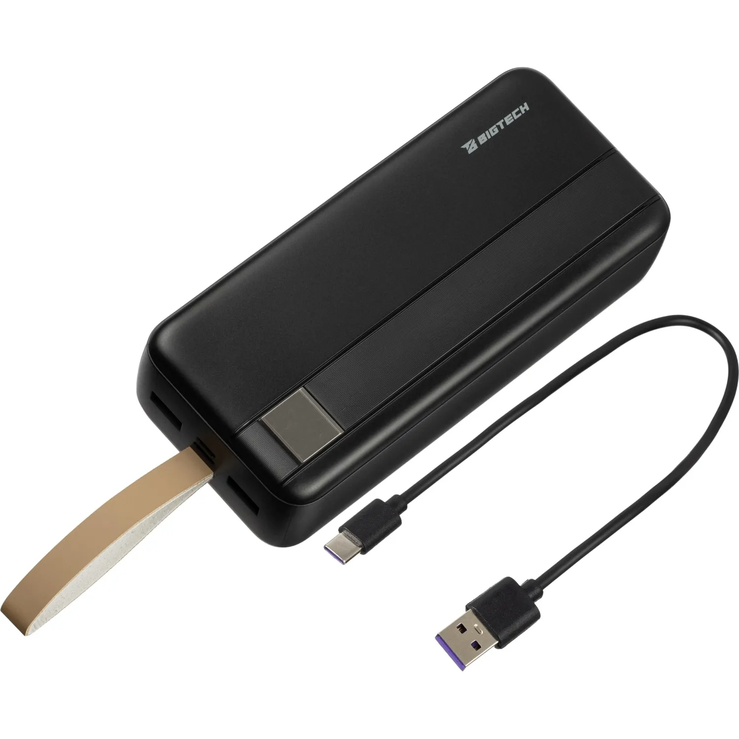 Внешний аккумулятор BigTech (BT-PB-30-BL-8) 30000 mAh черный - фото 6