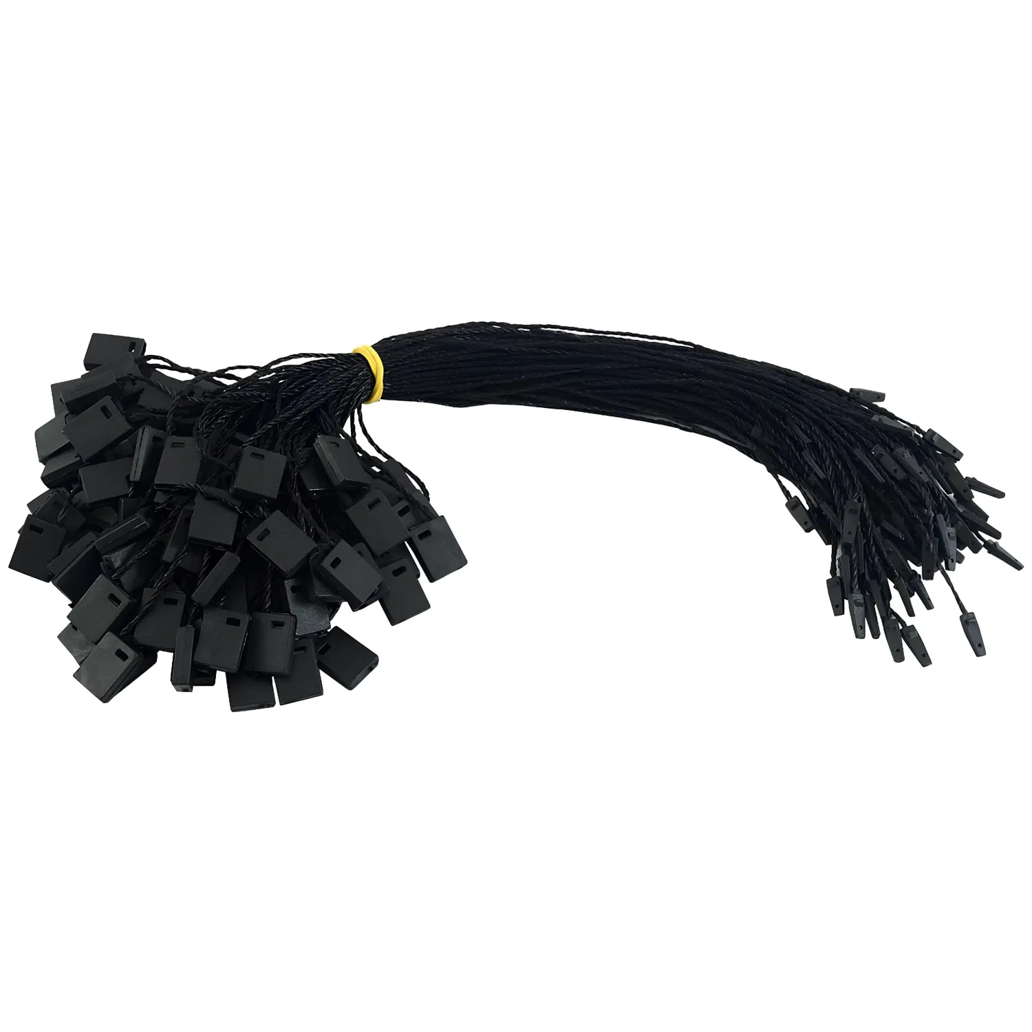 Биркодержатель веревочный 1000шт,  черный - фото 2