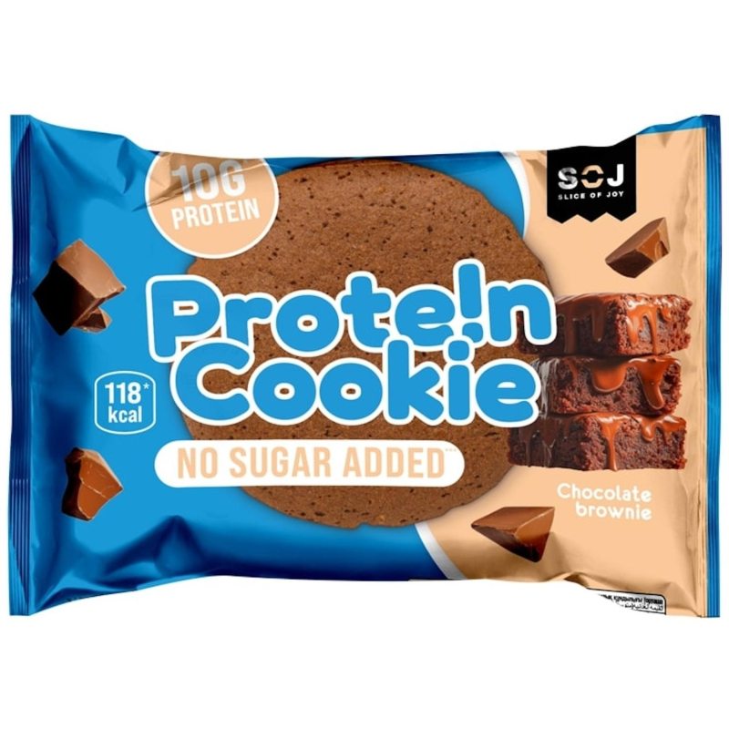Печенье SOJ Prote!n Cookie Шоколадный брауни 37г - фото 2