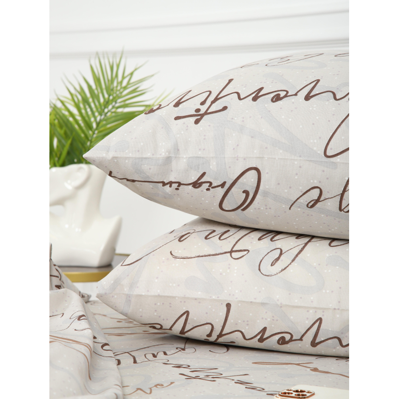 Постельное белье 2сп с Евро бязь набив. 120г/м2 (нав.70х70 2шт.), Креатив - фото 4