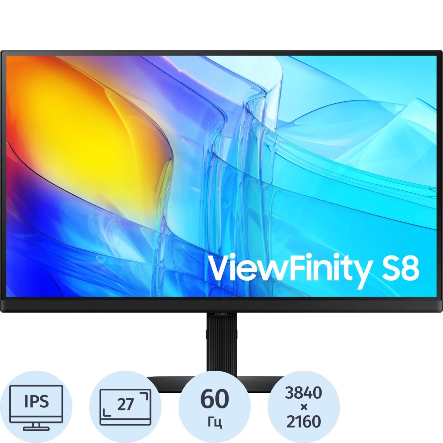 Монитор Samsung S27D800EAI 27 Wide LCD 4K, 350 cd/m2, LS27D800EAIXCI - фото 1