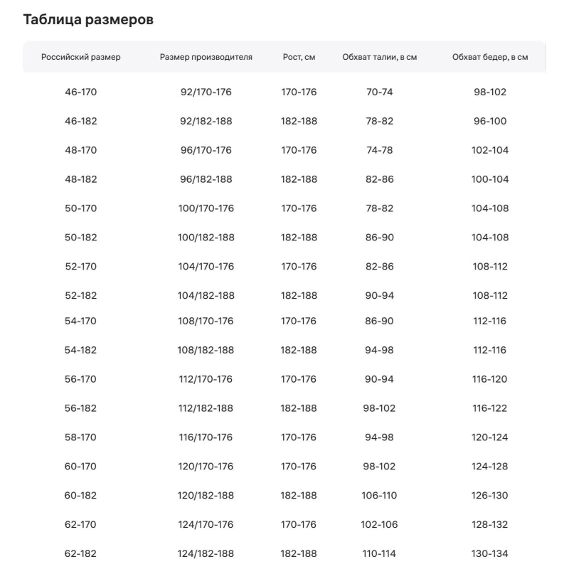 Брюки ЛОРД муж цв.белый (Брю696) (р.60) р.182-188 - фото 5