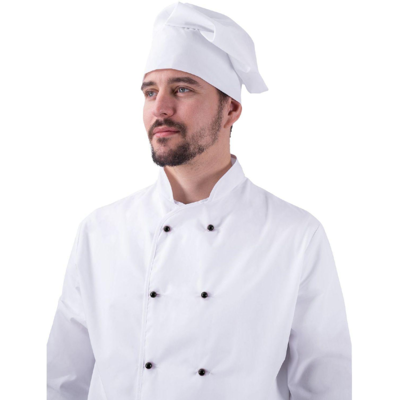 Костюм ШЕФ-ПОВАР муж, цв.бел/чер.(Кос044)(р.48-50) р.170-176 - фото 6