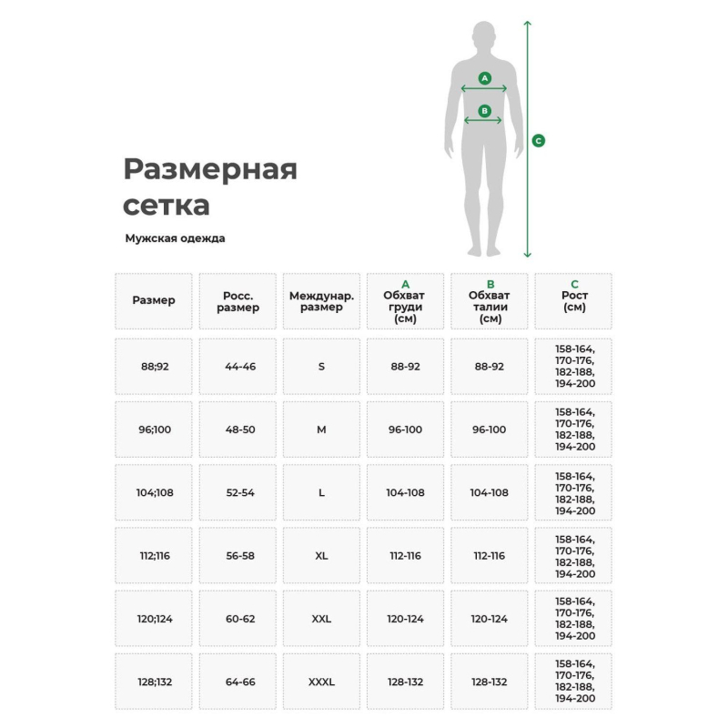 Костюм ШЕФ-ПОВАР муж, цв.бел/чер.(Кос044)(р.48-50) р.182-188 - фото 11