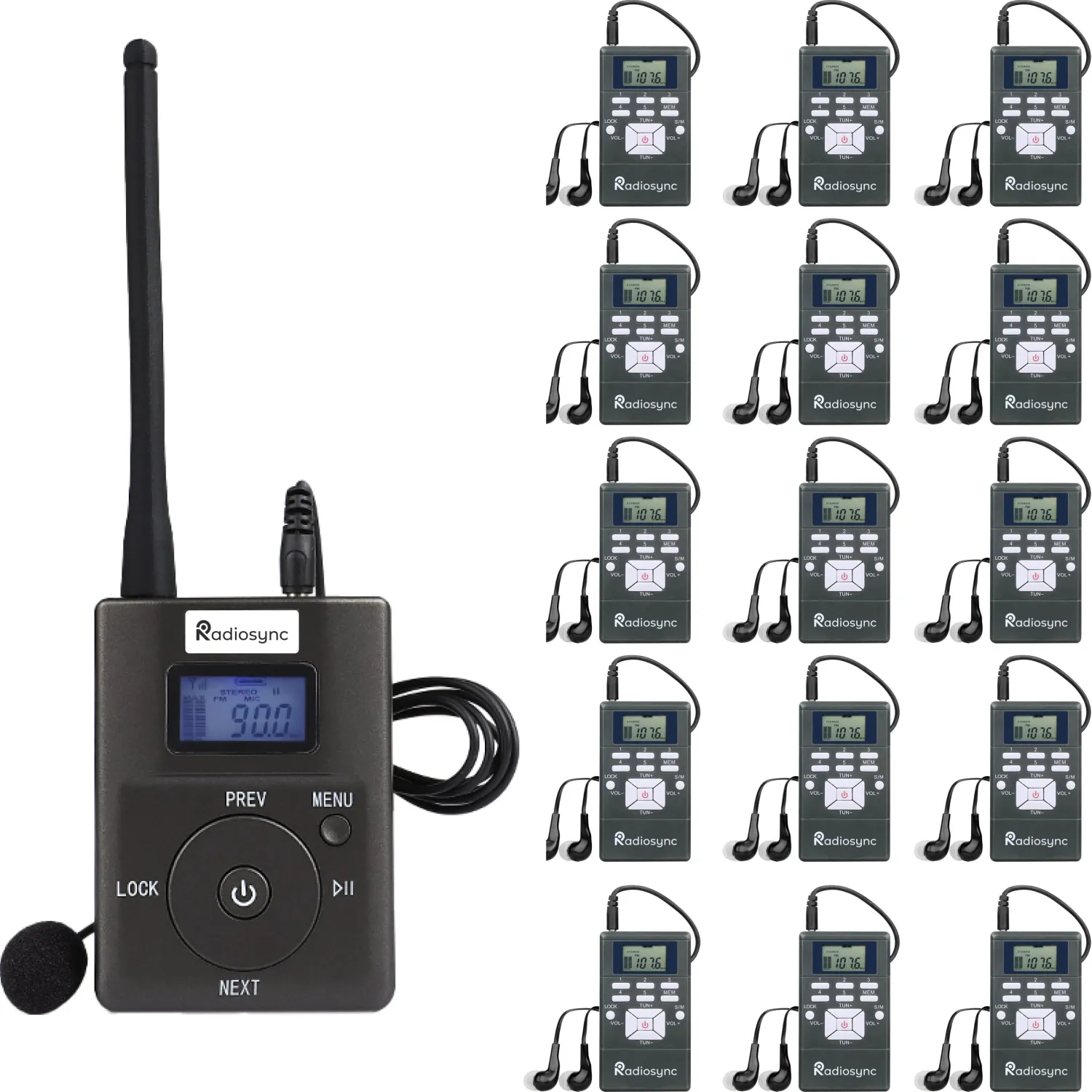 Радиогид Radiosync SGTR01 система на 15 экскурсантов - фото 9