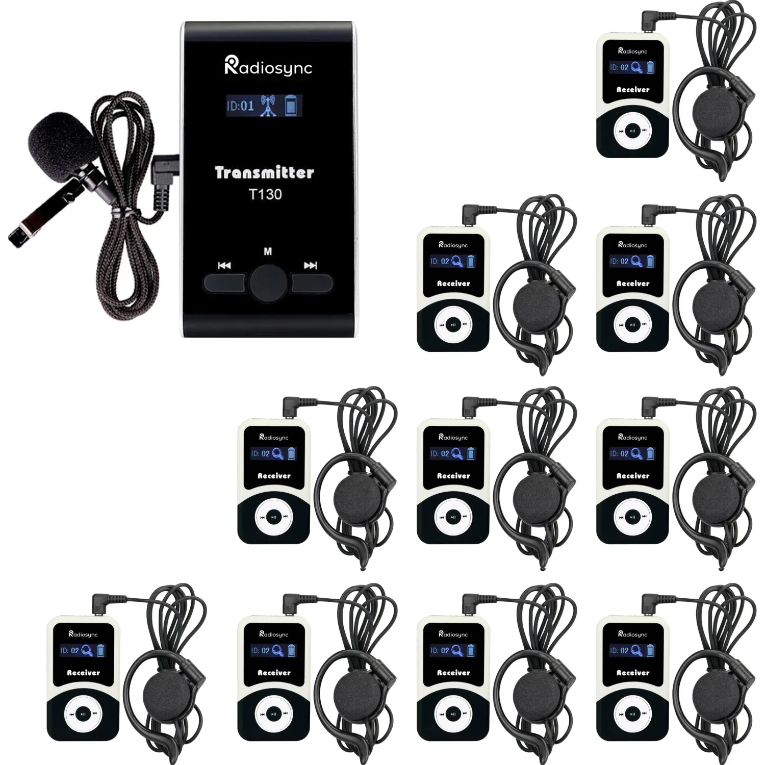 Радиогид Radiosync SGTR02 система на 10 экскурсантов - фото 9