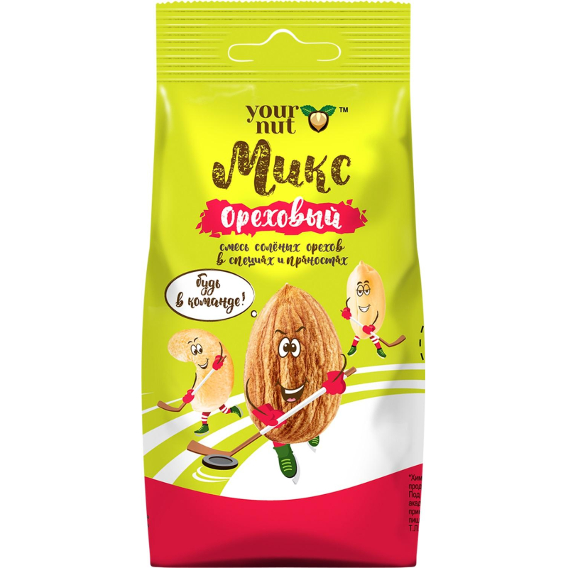 Ореховая смесь Your Nut соленая в специях и пряностях 80 г - фото 1