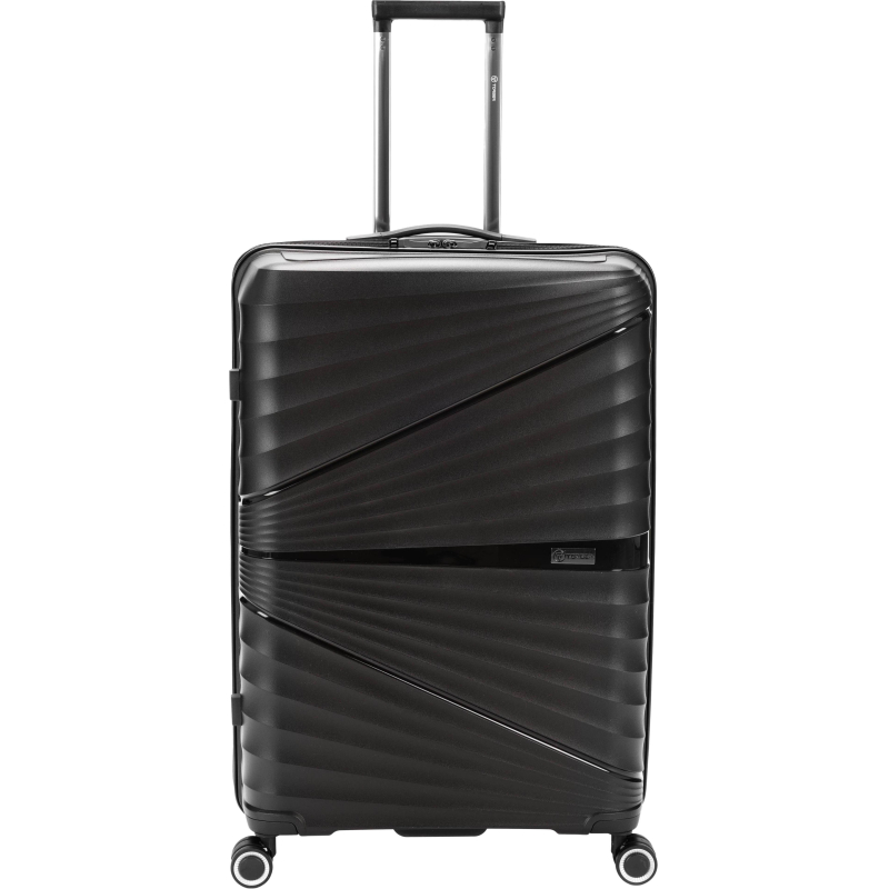 Чемодан TORBER Nevo, черн, полипроп, 49 х 28 х 76 см, 95 л, T2207L-Black - фото 2