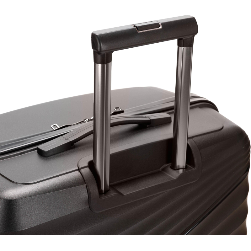 Чемодан TORBER Nevo, черн, полипроп, 49 х 28 х 76 см, 95 л, T2207L-Black - фото 5