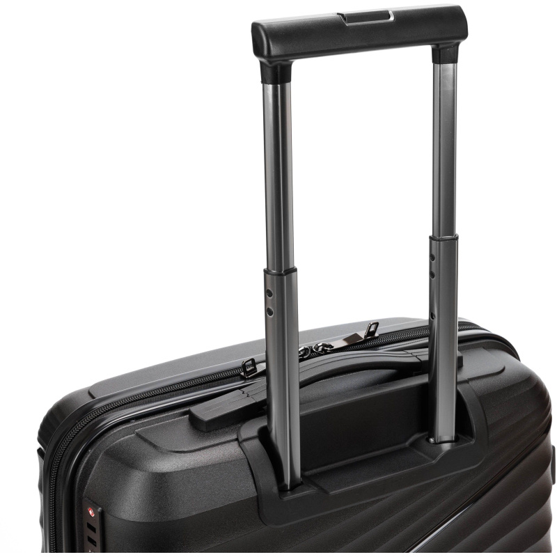 Чемодан TORBER Nevo, черн, полипроп, 40 х 25 х 55 см, 32 л, T2207S-Black - фото 10