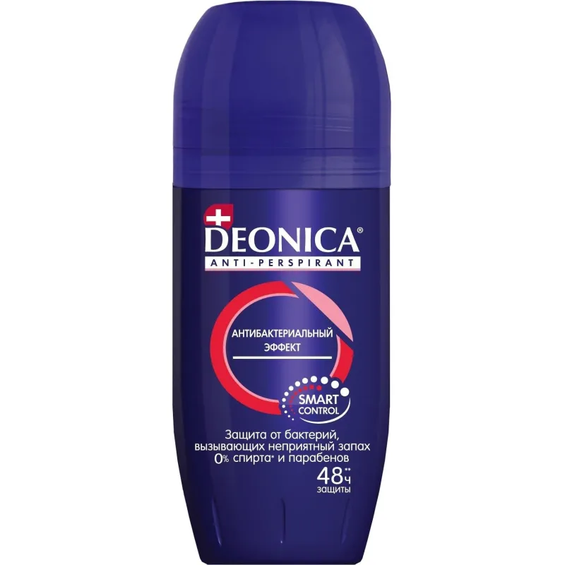 Дезодорант-антиперспирант DEONICA FOR MEN Антибак эффект 50мл ролик шоубокс - фото 2