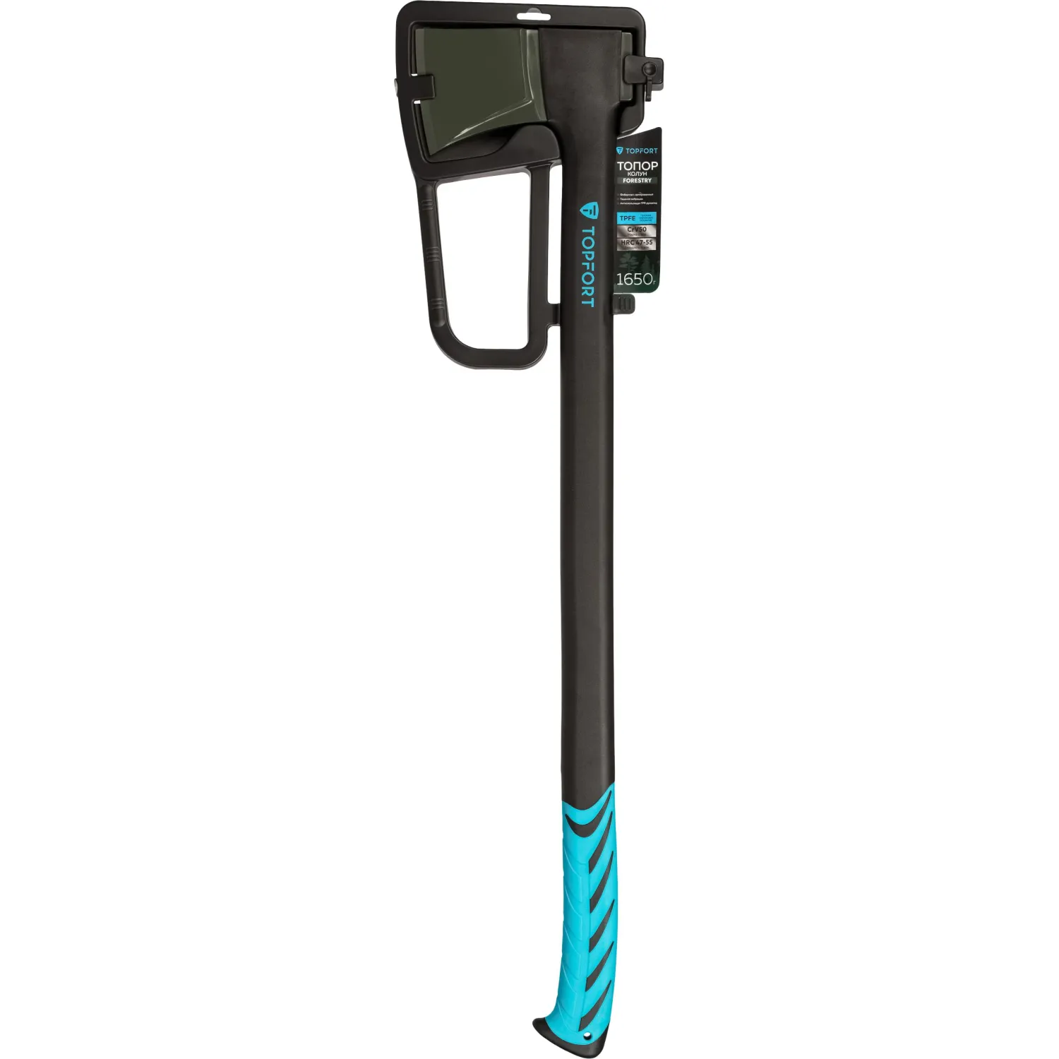 Топор колун Topfort Forestry 38/965мм, 1650g/2650g фибергласс - фото 4