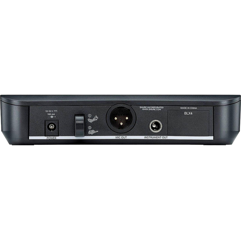 Радиосистема Shure BLX24E/PG58 K14, 1канальн, вокальная, капс. микр. PG58 - фото 4