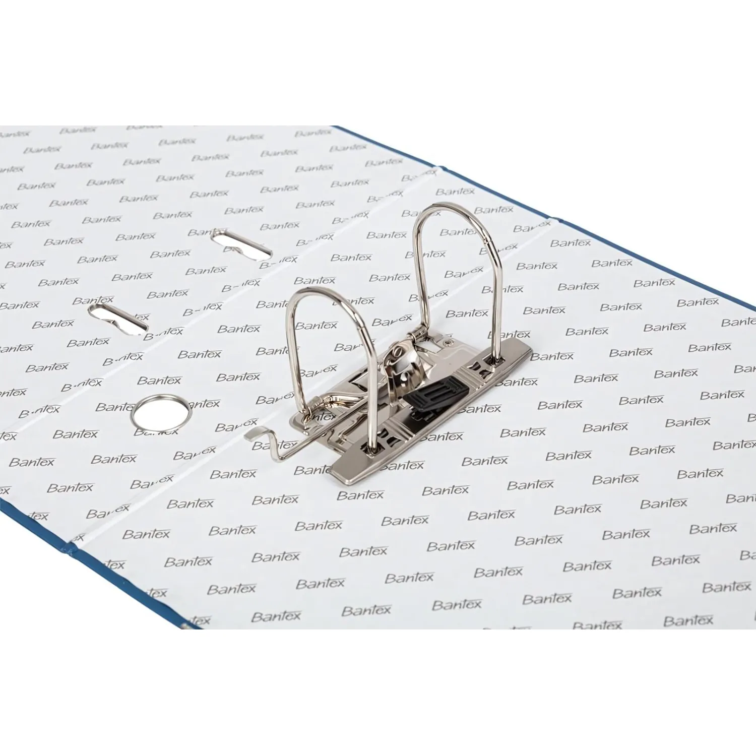 Папка-регистратор ECONOMY PLUS 80мм,син,ПБП1,карм.кор,мет.уг - фото 2