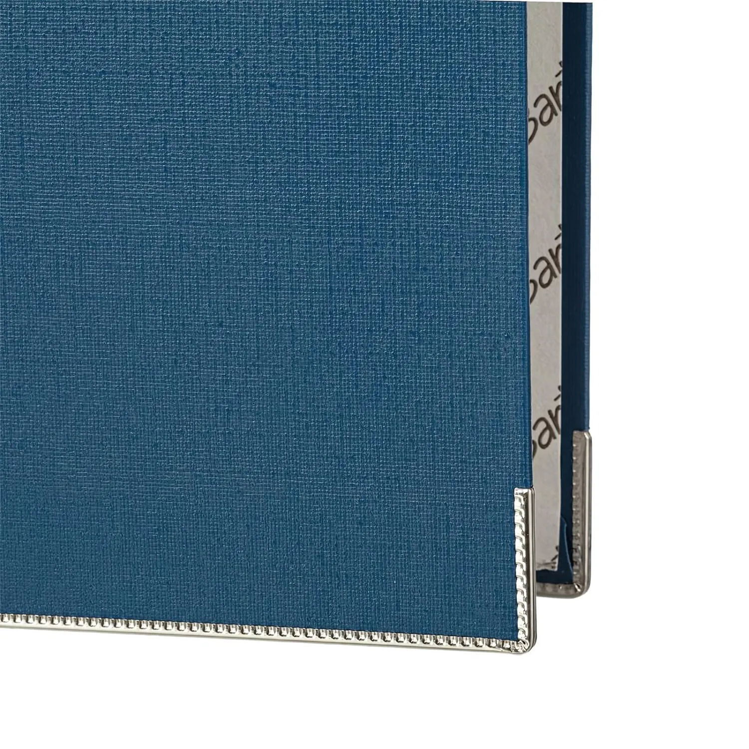 Папка-регистратор ECONOMY PLUS 80мм,син,ПБП1,карм.кор,мет.уг - фото 3