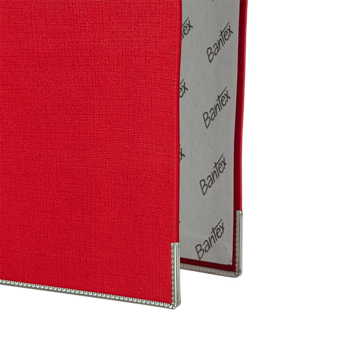 Папка-регистратор ECONOMYPLUS 80мм,красн,ПБП1,карм.ко,мет.уг - фото 3