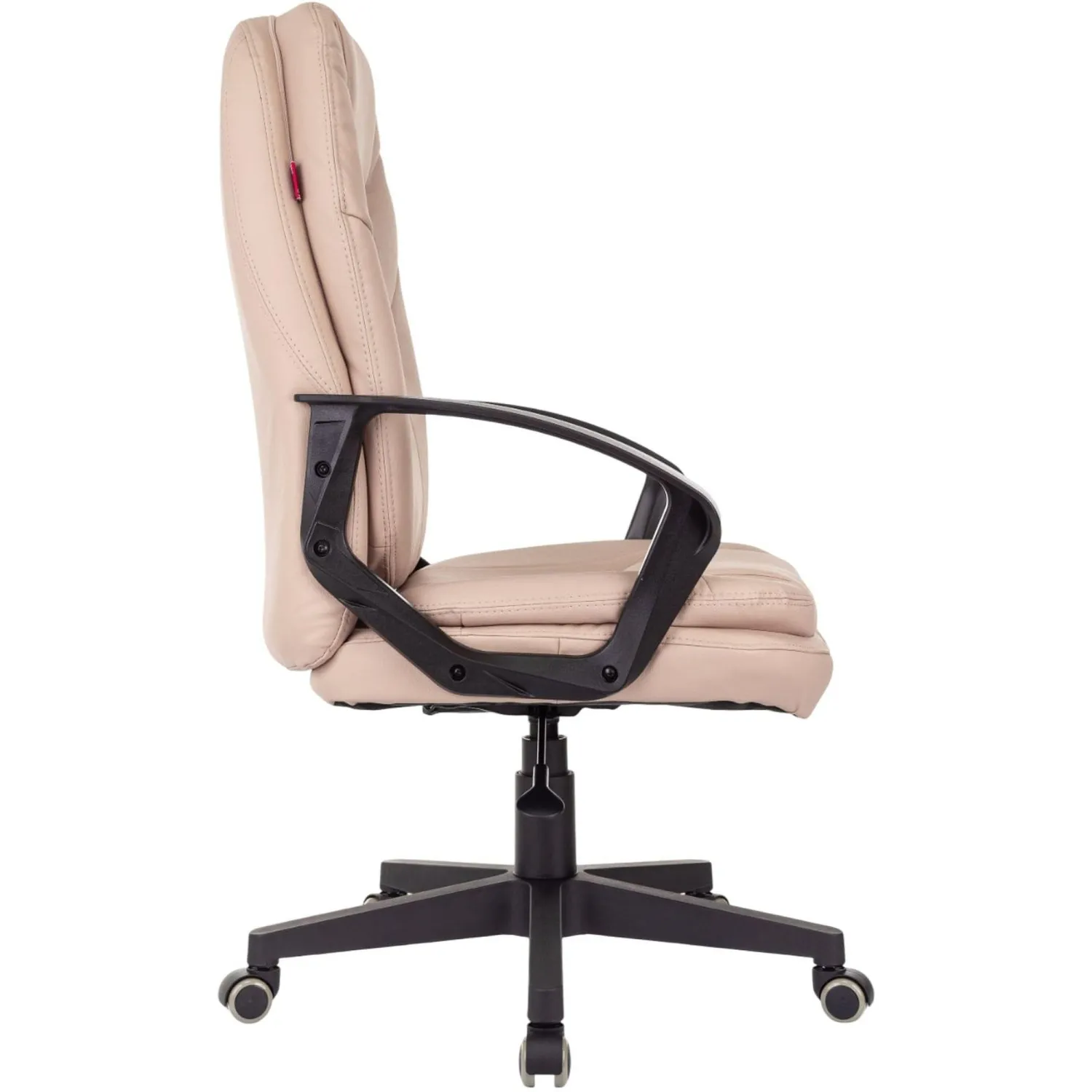 Кресло VB_EChair 668LT PU бежевый эко.кожа крестов. пластик - фото 5