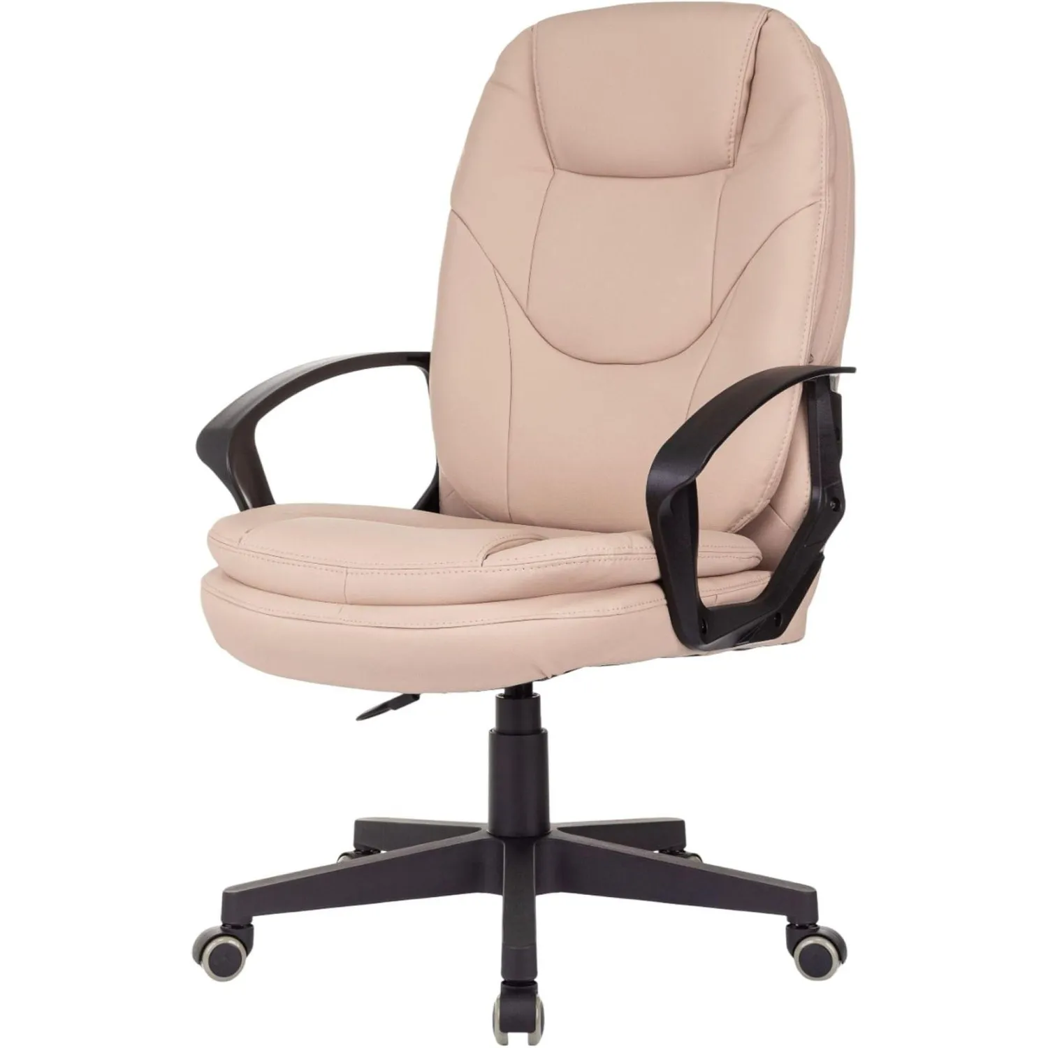 Кресло VB_EChair 668LT PU бежевый эко.кожа крестов. пластик - фото 12