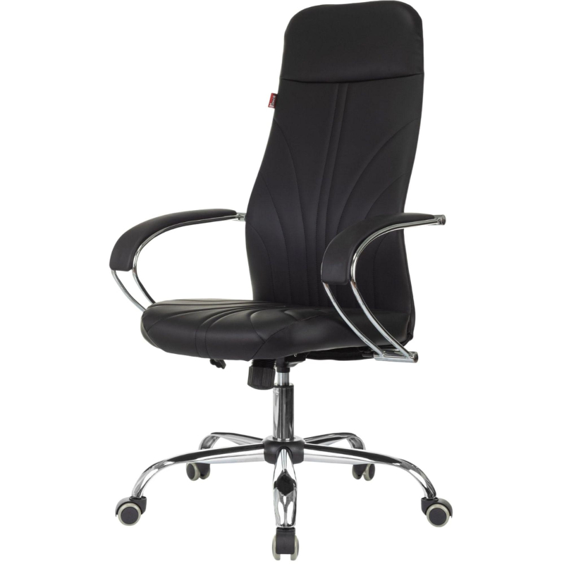 Кресло VB_EChair 655LT SL/TPU черный экокожа крестов. хром - фото 1