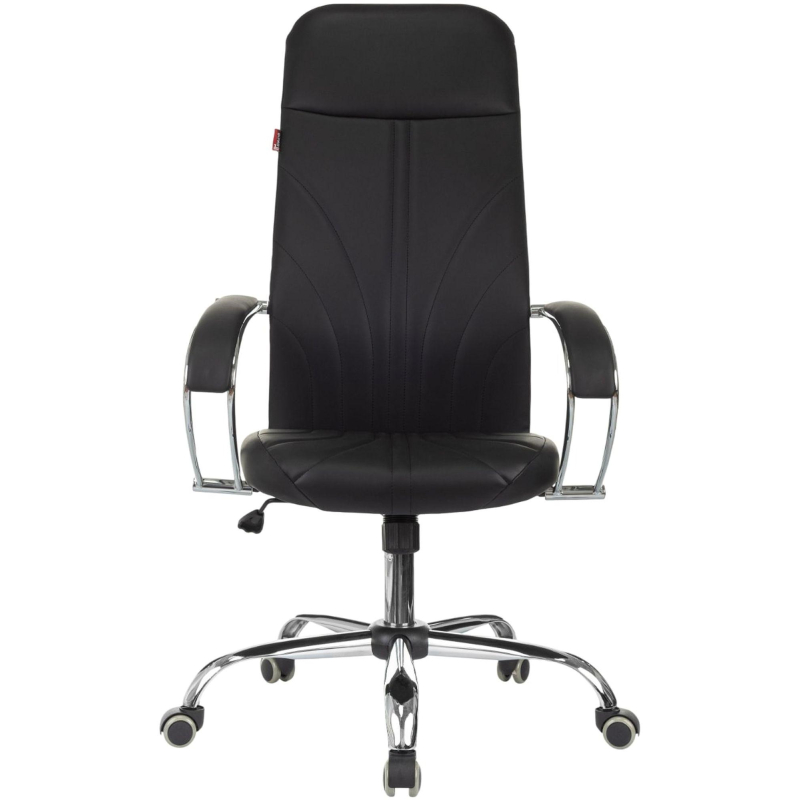 Кресло VB_EChair 655LT SL/TPU черный экокожа крестов. хром - фото 2