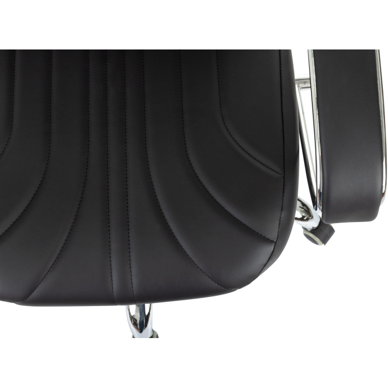Кресло VB_EChair 655LT SL/TPU черный экокожа крестов. хром - фото 7