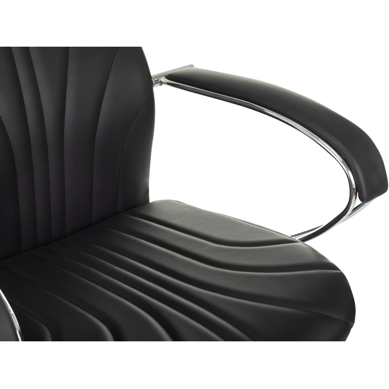 Кресло VB_EChair 655LT SL/TPU черный экокожа крестов. хром - фото 10