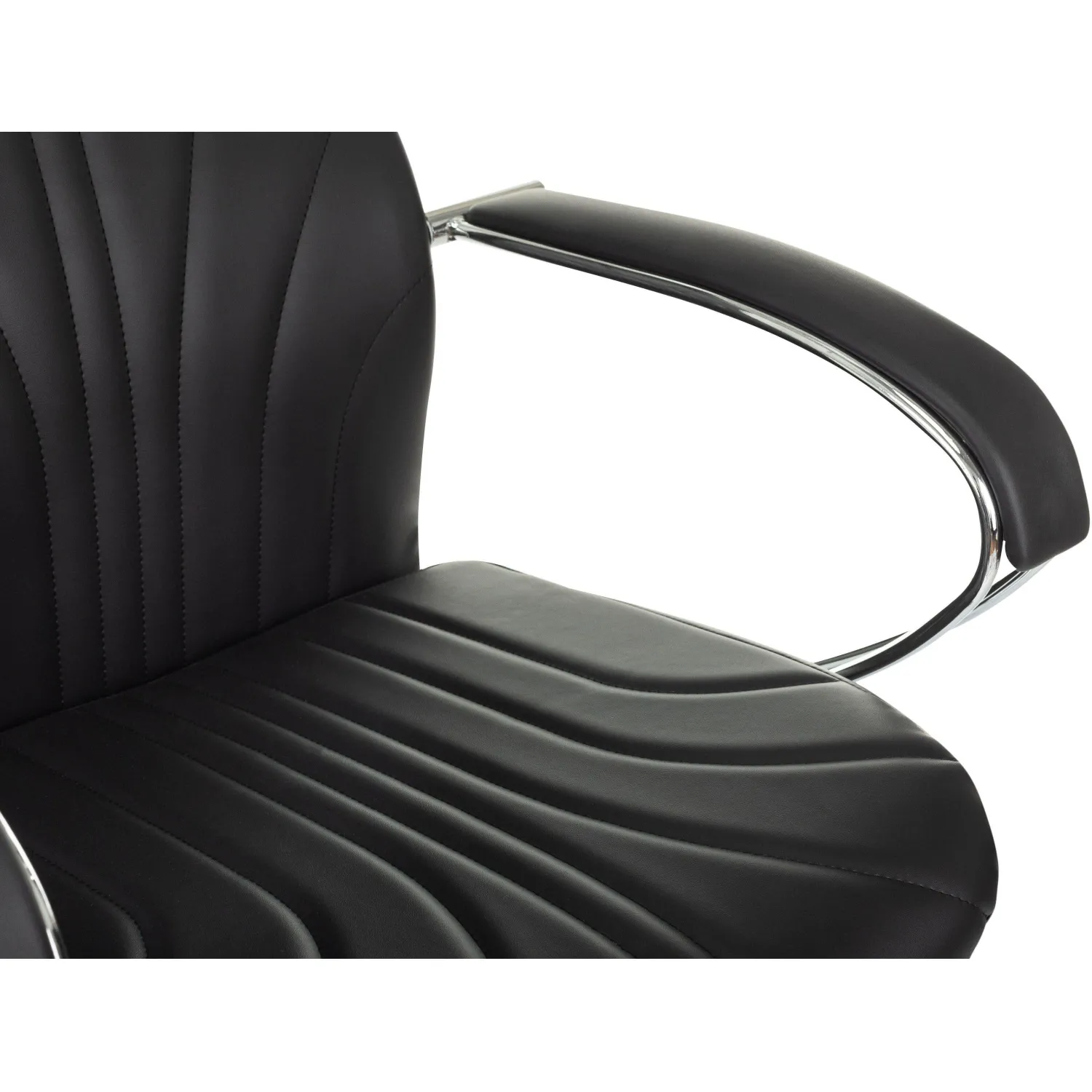 Кресло VB_EChair 655LT SL/TPU черный экокожа крестов. хром - фото 13