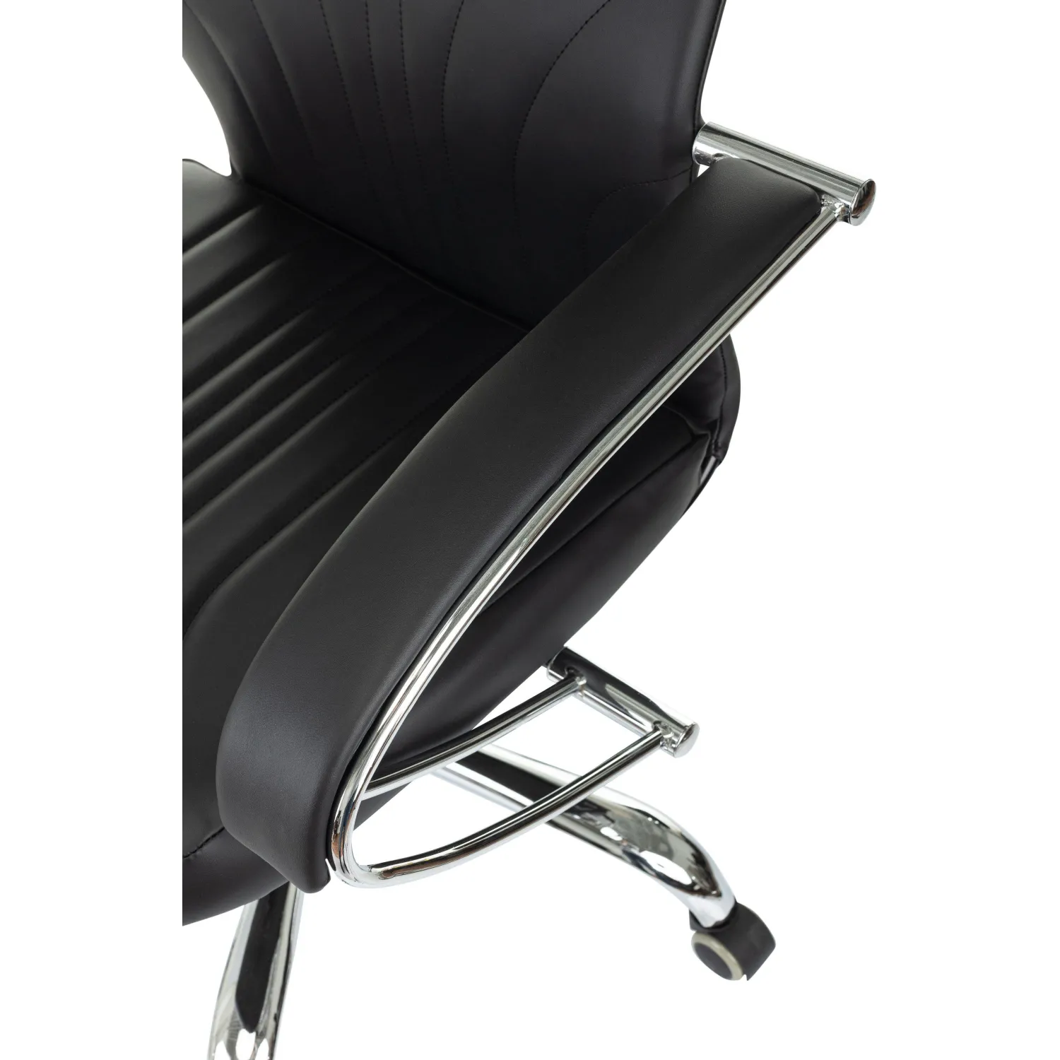 Кресло VB_EChair 655LT SL/TPU черный экокожа крестов. хром - фото 14