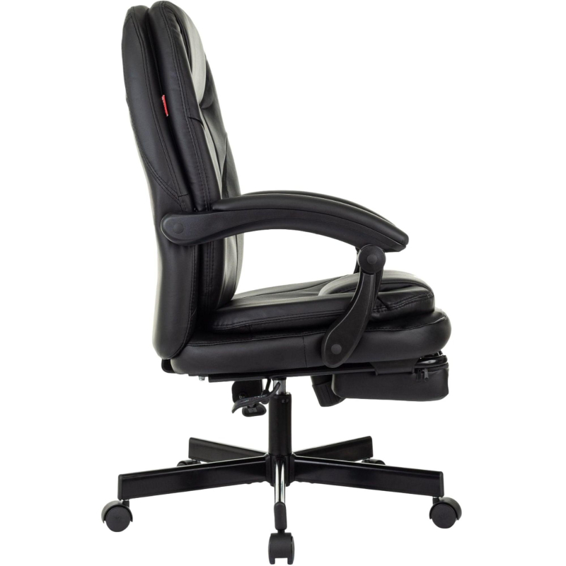 Кресло VB_EChair 668 PU P черный эко.кожа подст.для ног - фото 3