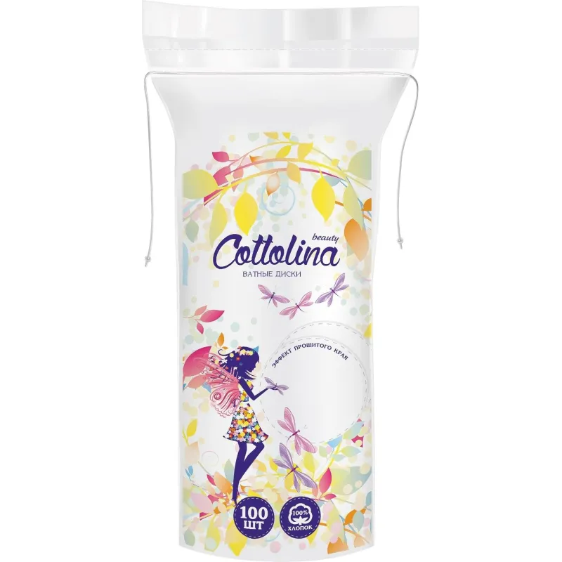 Диски ватные Cottolina 100 шт/уп - фото 1