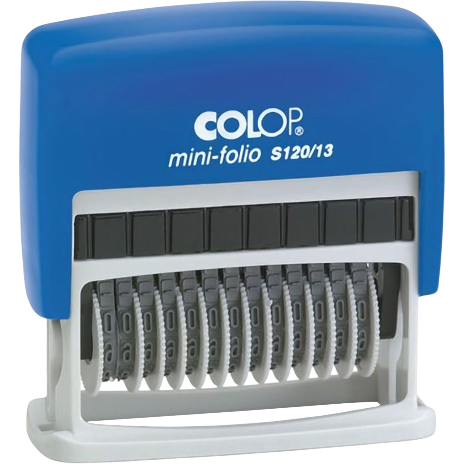 Нумератор 13-и раз. высота шрифта 3,8мм S120/13 (аналог 48313)Colop - фото 2