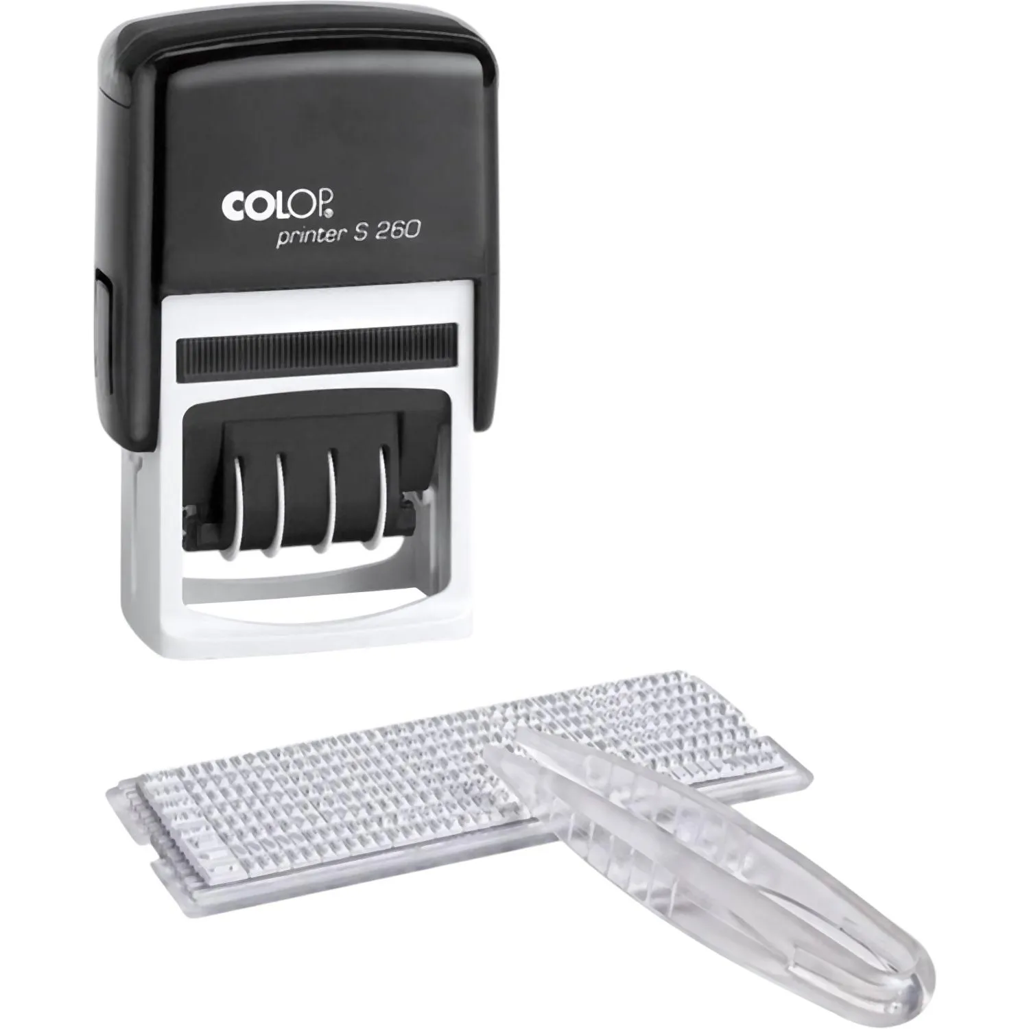 Датер автоматический самонаб.пласт. S260-Set 2-стр. 24х45мм (аналог 4755)Co - фото 2