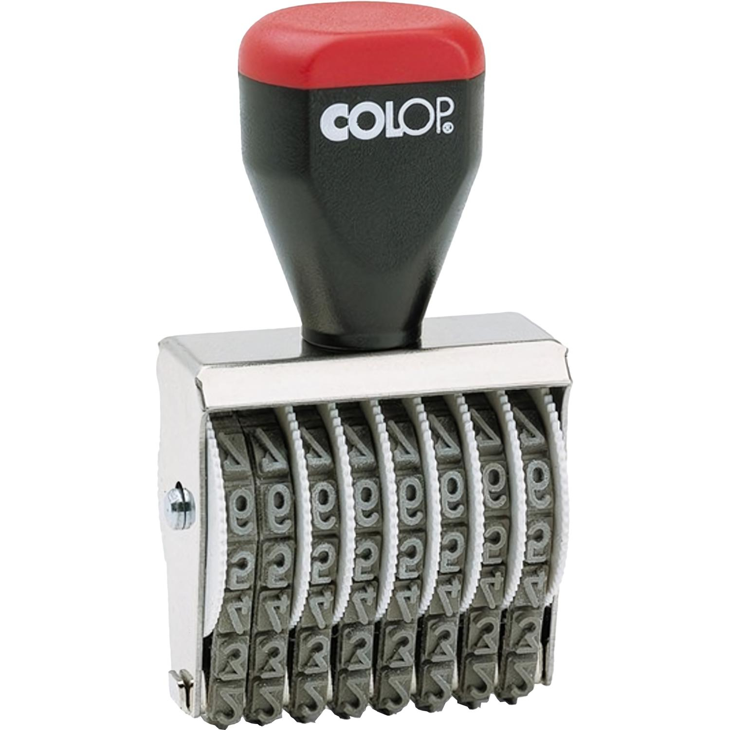 Нумератор ручной 8-и раз. высота шрифта 5мм 05008 (аналог 1558) Colop - фото 2