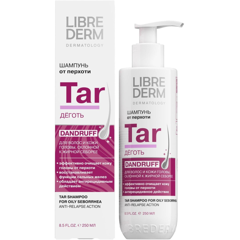 Шампунь LIBREDERM HAIR CARE Деготь 250 мл - фото 3
