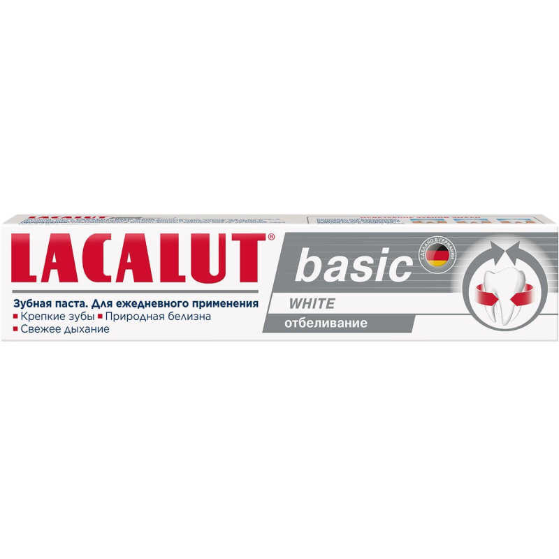 Зубная паста Lacalut basic white 75 мл - фото 3
