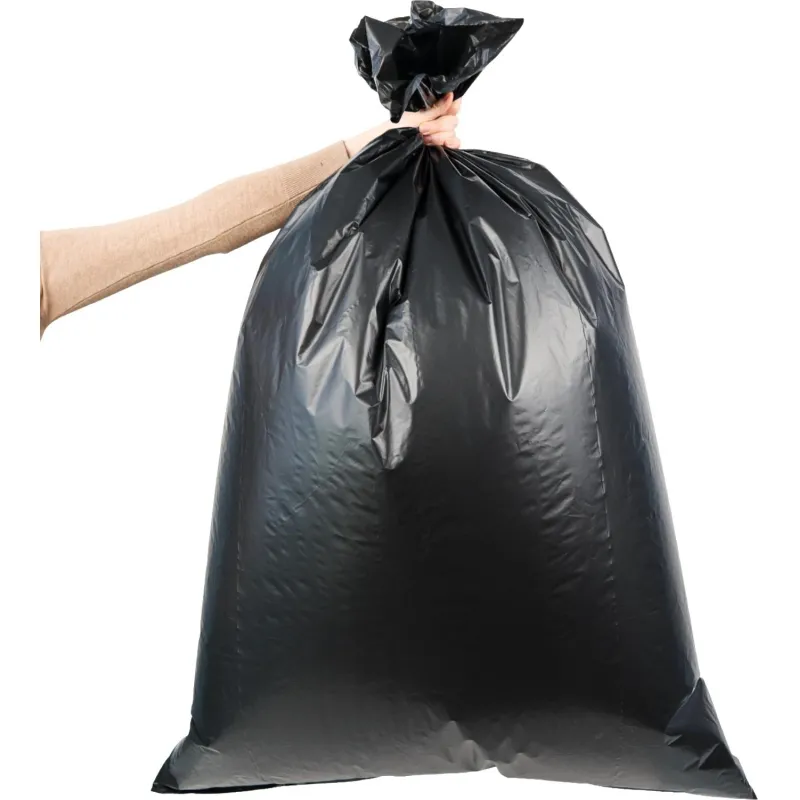 Мешки для мусора ПВД 240л 28мкм 50шт/уп пласт черный 88х120 - фото 3