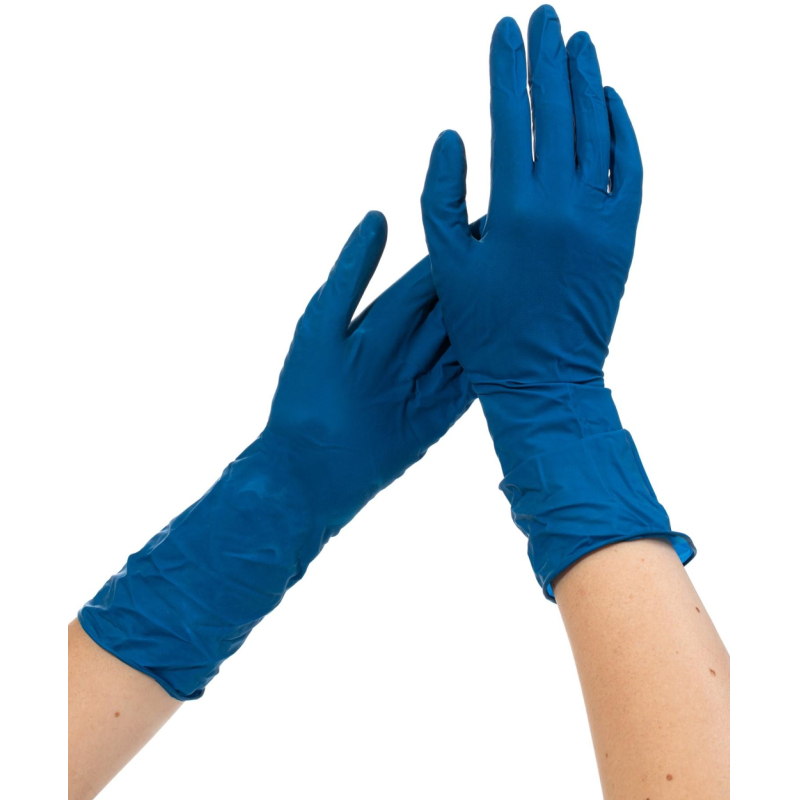 Перчатки латексные н/с, н/о UNICARE р.XL (25пар/уп),ПС - фото 4