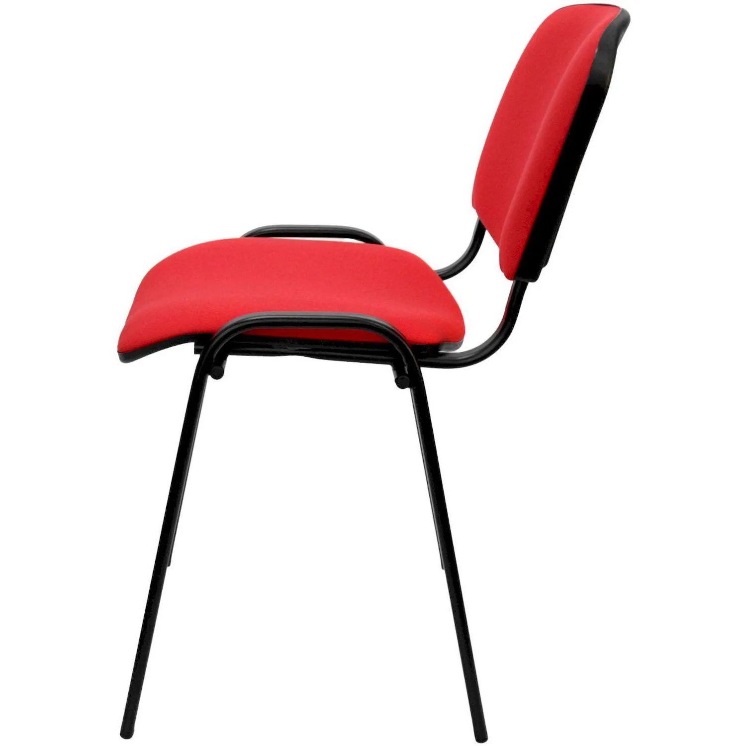 Стул 0MX_UA_EChair Rio(ИЗО/ISO) чёрн, ткань красная C02 - фото 7